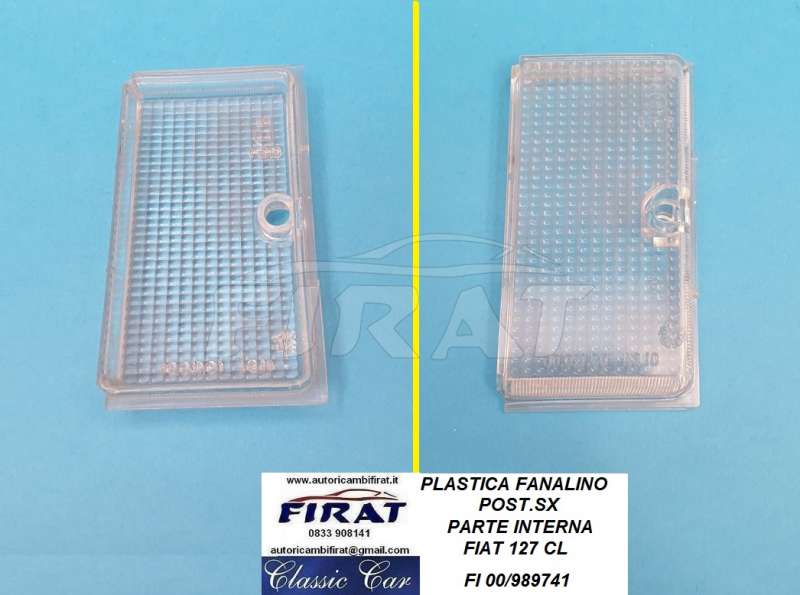 PLASTICA FANALINO FIAT 127 CL INT. POST.SX